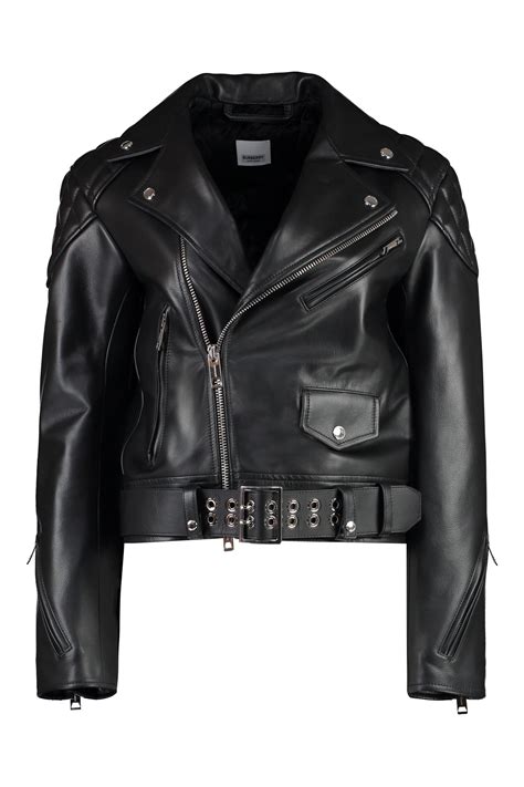 burberry calf leather jacket|burberry leather jacket vintage.